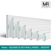 9mm Square Strips Wall Panel Kit-MR Mouldings Ltd
