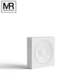 Rosette MDF Architrave Block 4 splayed edges-MR Mouldings Ltd