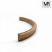 Chamfered Flexible MDF Picture Rail Mould-MR Mouldings Ltd