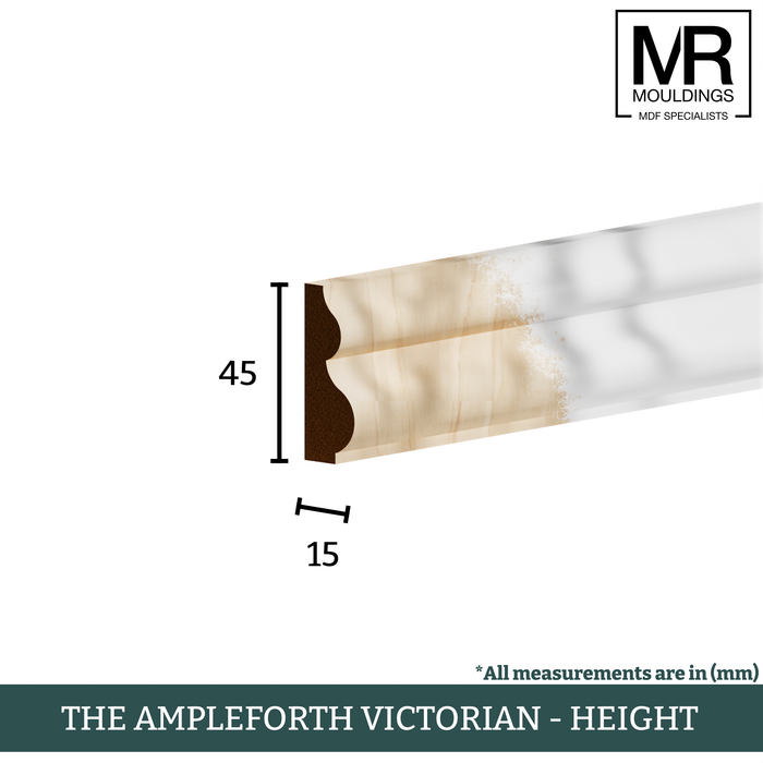 The Ampleforth Victorian Tulip Panel Mould-MR Mouldings Ltd