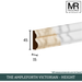 The Ampleforth Victorian Tulip Panel Mould-MR Mouldings Ltd