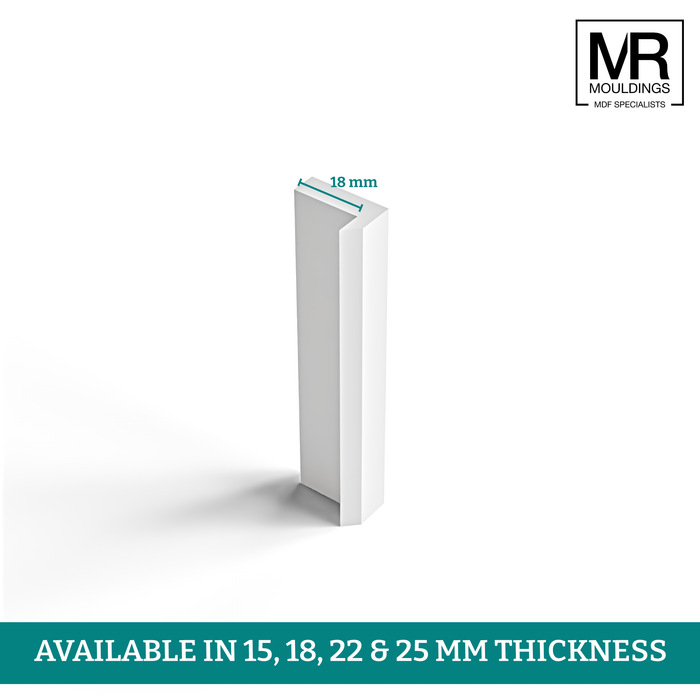 Modern MDF Architrave Cover-MR Mouldings Ltd
