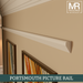 Chamfered MDF Picture Rail-MR Mouldings Ltd