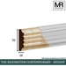 The Kilvington Contemporary Tulip Dado Rail-MR Mouldings Ltd
