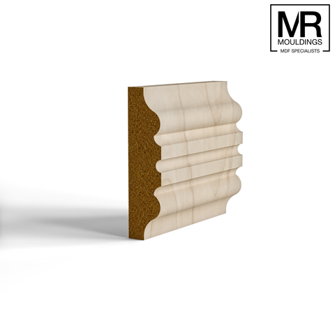 The Kilvington Contemporary Tulip Dado Rail-MR Mouldings Ltd