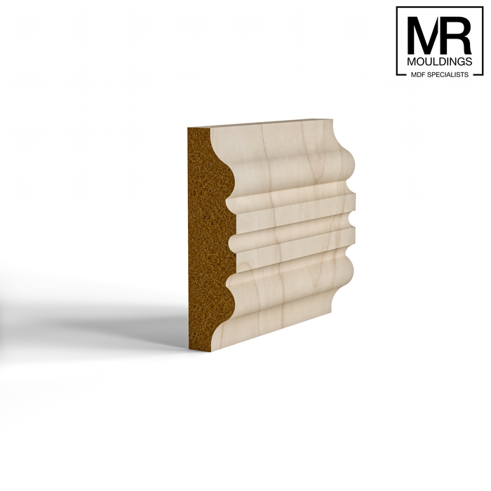 The Kilvington Contemporary Tulip Dado Rail-MR Mouldings Ltd