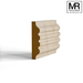 The Kilvington Contemporary Tulip Dado Rail-MR Mouldings Ltd