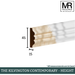 The Kilvington Contemporary Tulip Panel Mould-MR Mouldings Ltd