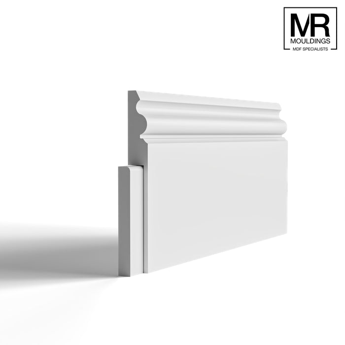 Ogee 2 MDF Skirting Cover Board-MR Mouldings Ltd