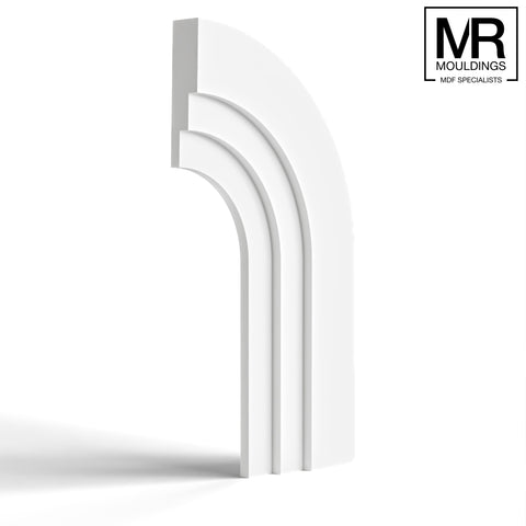 Big Stepped Flexible MDF Architrave Board-MR Mouldings Ltd