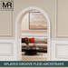 Splayed and Groove Flexible MDF Architrave Board-MR Mouldings Ltd
