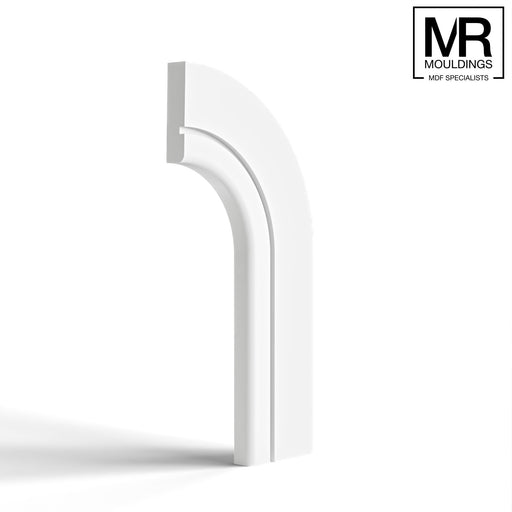 Pencil and Groove Flexible MDF Architrave Board-MR Mouldings Ltd