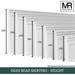 Ogee Bead MDF Flexible Skirting Board-MR Mouldings Ltd