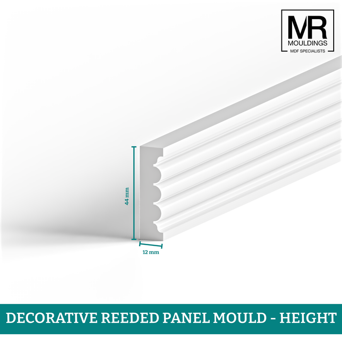 Reeded MDF Architrave-MR Mouldings Ltd