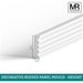 Reeded MDF Architrave-MR Mouldings Ltd