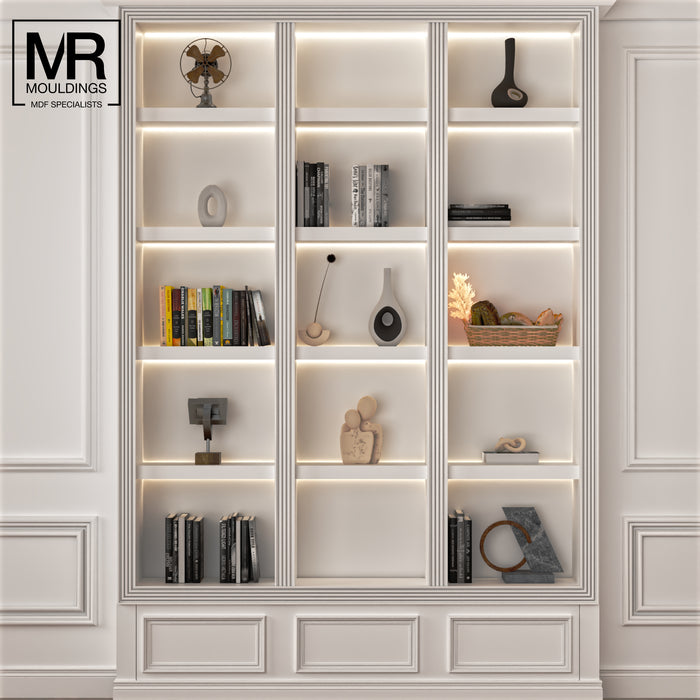 Reeded MDF Architrave-MR Mouldings Ltd