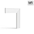 Reeded MDF Architrave-MR Mouldings Ltd