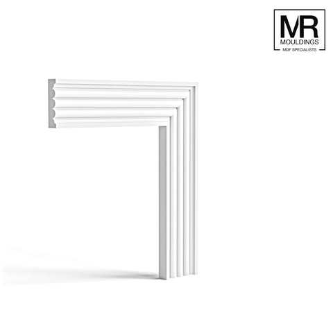 Reeded MDF Architrave-MR Mouldings Ltd