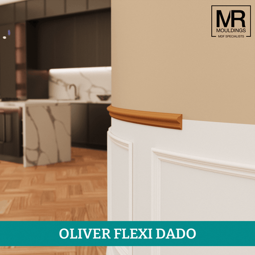 Oliver Flexible MDF Dado Mould-MR Mouldings Ltd