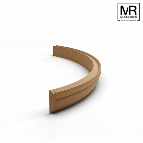 Ovolo Flexible MDF Picture Rail Mould-MR Mouldings Ltd