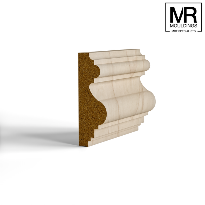 The Aysgarth Georgian Tulip Dado Rail-MR Mouldings Ltd