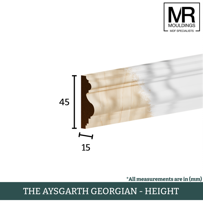 The Aysgarth Georgian Tulip Panel Mould-MR Mouldings Ltd