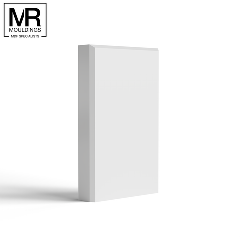 Splayed MDF Plinth Block-MR Mouldings Ltd