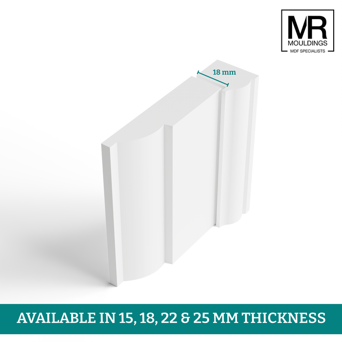 Traditional MDF Architrave Cover-MR Mouldings Ltd
