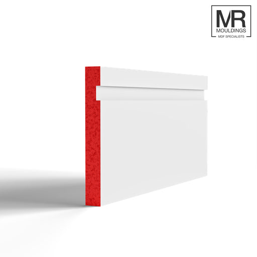 15mm Grooved Fire Rated MDF Skirting Board-MR Mouldings Ltd
