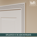 Splayed and 3x Groove MDF Architrave-MR Mouldings Ltd