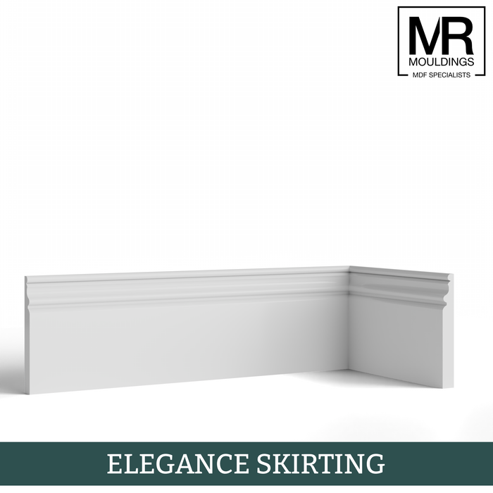 Elegance MDF Skirting Board-MR Mouldings Ltd