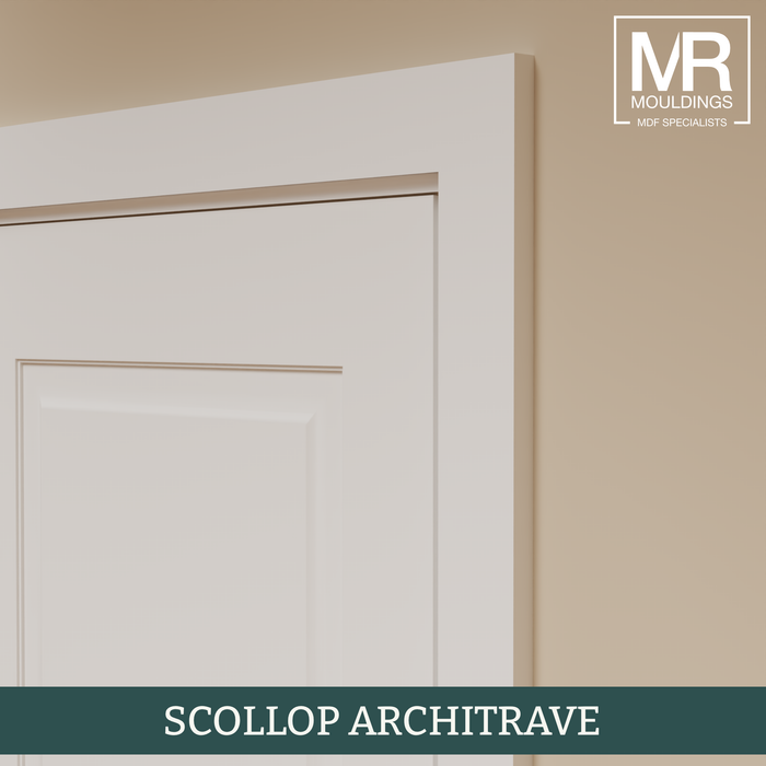 Scallop MDF Architrave-MR Mouldings Ltd