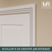 Scallop and 2x Groove MDF Architrave-MR Mouldings Ltd