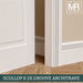 Scallop and 2x Groove MDF Architrave-MR Mouldings Ltd