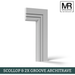 Scallop and 2x Groove MDF Architrave-MR Mouldings Ltd
