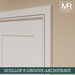 Scallop and Groove MDF Architrave-MR Mouldings Ltd
