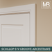 Scallop and V Groove MDF Architrave-MR Mouldings Ltd