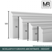 Scallop and V Groove MDF Architrave-MR Mouldings Ltd