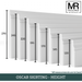 Mini Ogee and Bead MDF Skirting Board-MR Mouldings Ltd