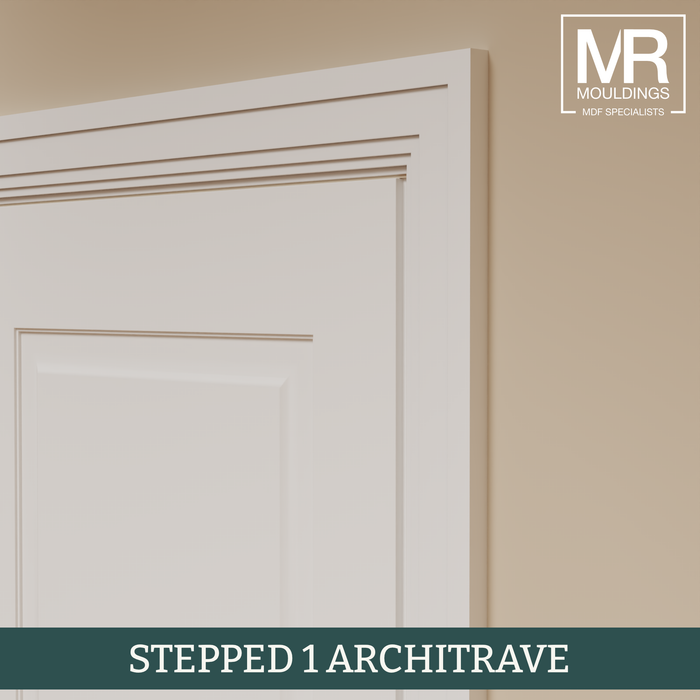 Stepped 1 MDF Architrave-MR Mouldings Ltd