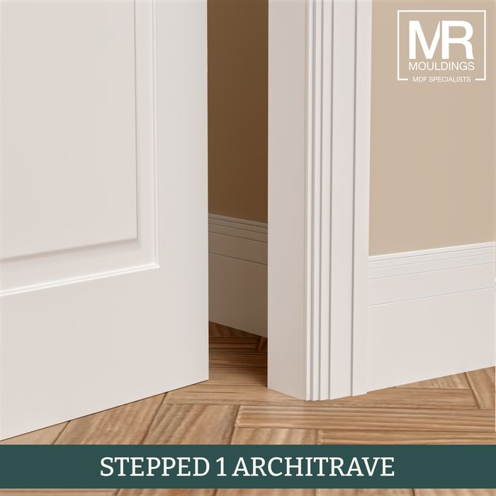 Stepped 1 MDF Architrave-MR Mouldings Ltd