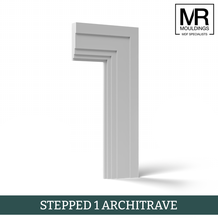 Stepped 1 MDF Architrave-MR Mouldings Ltd
