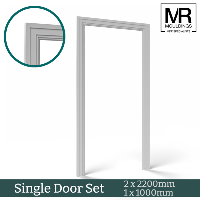 Stepped 1 MDF Architrave-MR Mouldings Ltd
