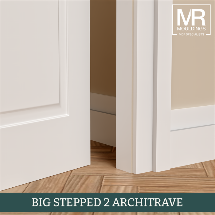 Big Stepped 2 MDF Architrave-MR Mouldings Ltd