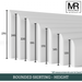Bullnose 2 MDF Skirting Board-MR Mouldings Ltd