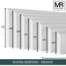 Scotia MDF Skirting Board-MR Mouldings Ltd