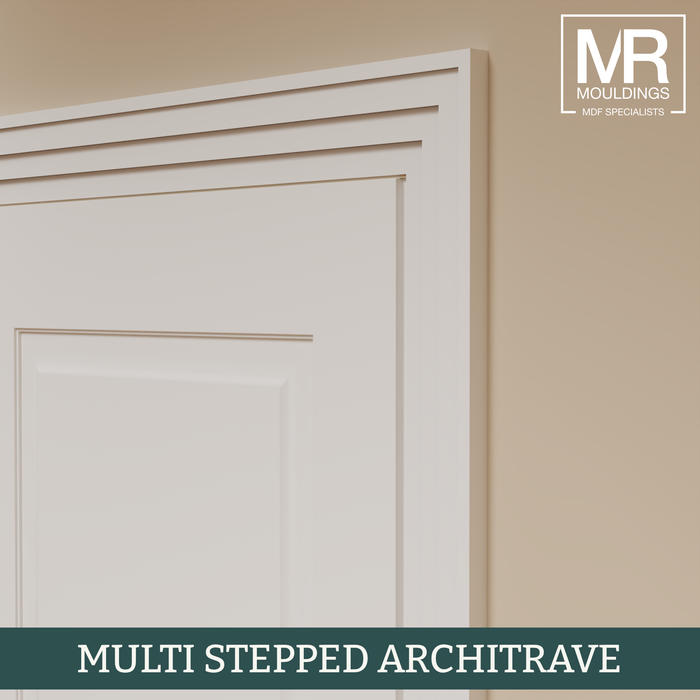 Multi Stepped MDF Architrave-MR Mouldings Ltd