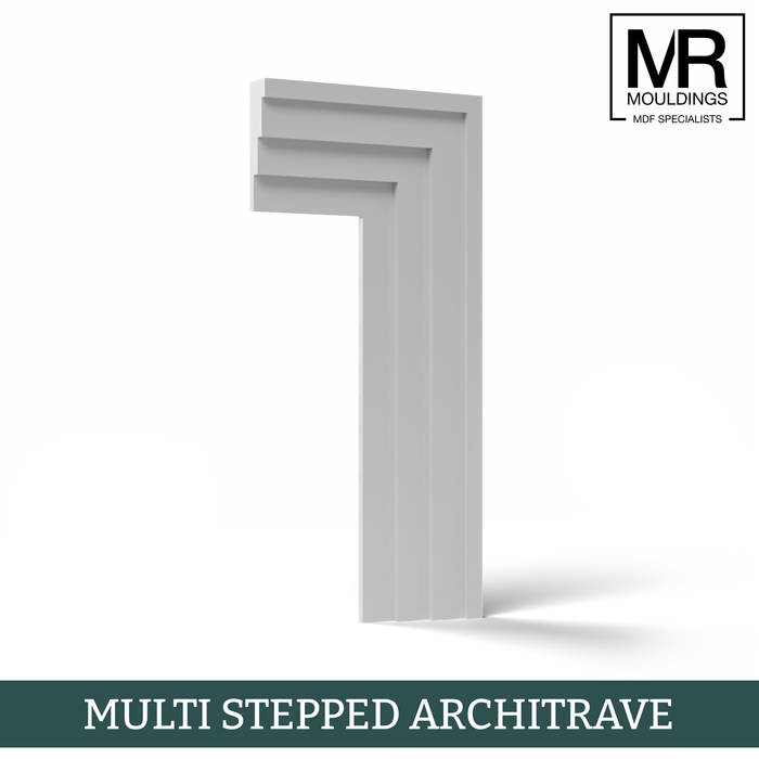 Multi Stepped MDF Architrave-MR Mouldings Ltd