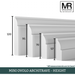 Mini Ovolo MDF Architrave-MR Mouldings Ltd