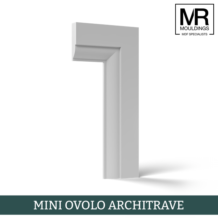 Mini Ovolo MDF Architrave-MR Mouldings Ltd